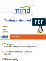 Embedded Software Testing