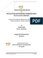 Mutual Funds and Investors' Awareness About Mutual Fund Companies