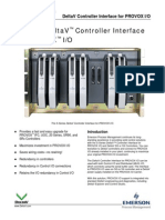 PDS S-Series Controller Interface PROVOX IO