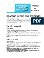 Wonder Student Reading Guide