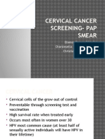 Cervical Cancer Screening - Pap Smear