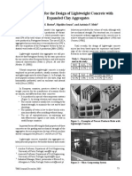 Methodology For The Design of Lightweight Concrete With Expanded Clay Aggregates