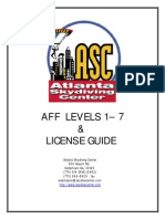 Aff Levels 1 - 7 & License Guide