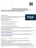 International Journal of Operations & Production Management