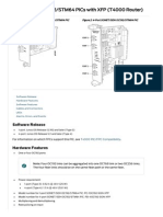 SONET - SDH OC192 - STM64 PICs With XFP (T4000 Router) - Sonet SDH Support - Juniper Networks