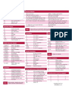 Regex Cheat Sheet