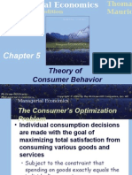 Chapter - 5 Theory of Consumer Behaviour