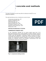 Hardened Concrete and Methods of Testing Nhanga