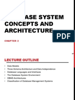 Database System Concepts and Architecture