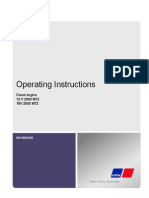 MTU 12-16V2000 M72 Operating Instructions