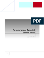 Tab Menu Tutorial