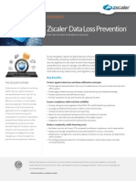 DLP dataLossPrevention Datasheet 2pg NAMR EN Zscaler PDF