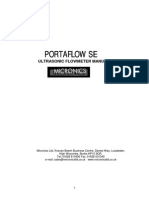 Portaflow SE Manual