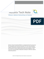 Nutanix TechNote-VMware VSphere Networking With Nutanix