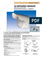 Takex PIR-30WE Data Sheet