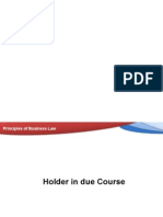 Holder & Holder in Due Course