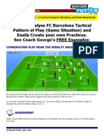 FC Barca Tactic To Combination Play Practices