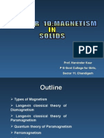 Magnetism in Solids