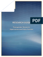 What We Know: Transgender Population Research Guide