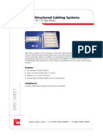 Basic Structured Cabling Systems: Category 5e 110 Type Blocks