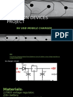 Electron Devices Project: 9V Usb Mobile Charger