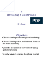 Chapter 5 Developing A Global Vision