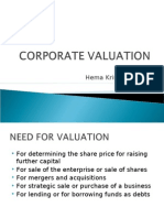 Corporate Valuation