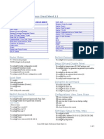 Cisco IOS Quick Reference Cheat Sheet 2.1