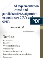 Parallelized RSA On Multicore CPUs and GPU