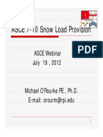 ASCE 7-10SnowLoadProvisionsJuly2012