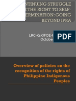 Indigenous People's Rights Act in The Philippines by Legal Resource Center-Friends of The Earth Philippines