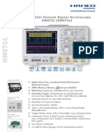 70Mhz 2 (4) Channel Digital Oscilloscope Hmo722 (Hmo724)