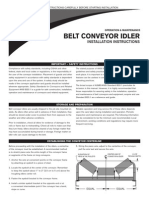 OM 002 Belt Conveyor Idler Instruct 6E74091AB9993