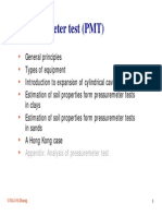 Pressuremeter Test