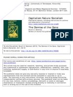 Capitalism Nature Socialism: To Cite This Article: Stuart A. Newman (2013) : The Demise of The Gene, Capitalism