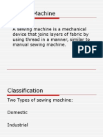 Parts of Sewing Machine