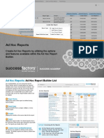 Adhoc Reports in Success Factors