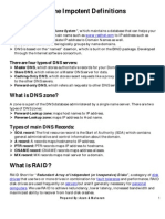 Linux & Windows Short Definitions