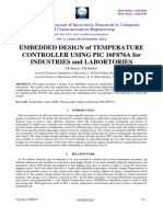 Embedded Design of Temperature Controller Using Pic 16F876A For Industries and Labortories