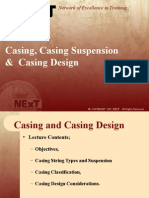 Casing, Casing Suspension & Casing Design