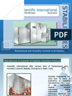 Types of Temperature and Humidity Controlled Stability Test Chambers in Pharmaceutical Industry