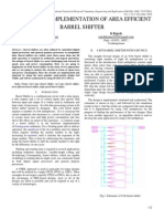 Semi-Custom Implementation of Area Efficient Barrel Shifter: D A Tatajee K Rajesh