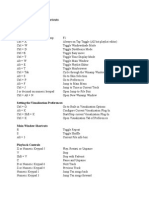 Winamp Keyboard Shortcuts