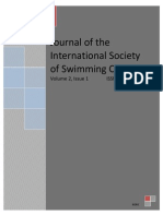 Journal of The International Society of Swimming Coaching: Volume 2, Issue 1 ISSN 1839-3659