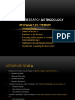 Gka2043 Research Methodology: Reviewing The Literature