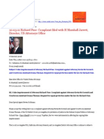 10-03-11 Richard Fine Complaint Filed With H Marshall Jarrett, Director, US Attorneys Office, US DOJ