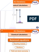 Chemical Calculations