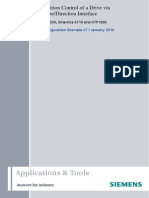 Position Control of A Drive Via S7 1200