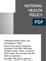 National Health Policy