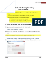 E04 - SAP HANA Case Study Tasks 3-5 (View Creation) Solution